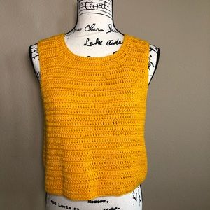 Anthropologie knitted sleeveless top, brand Moth